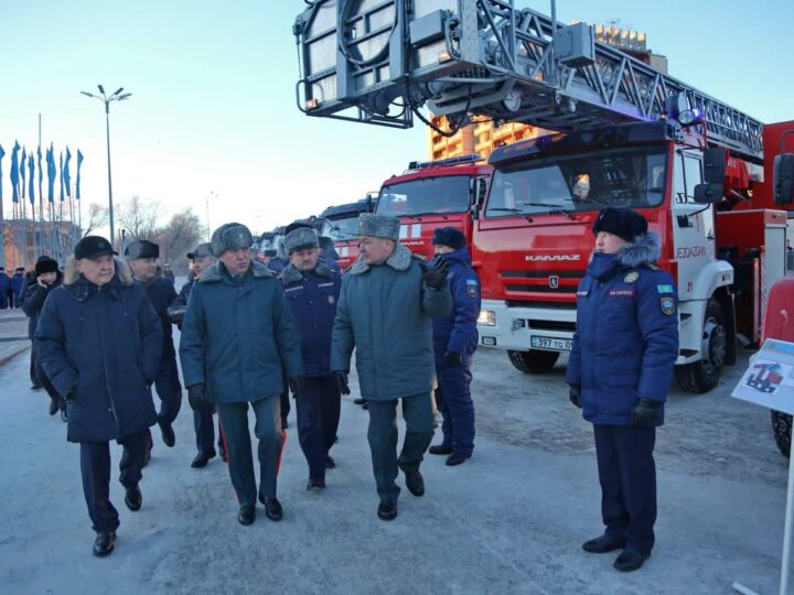 Ұлытау облысының Төтенше жағдайлар департаментіне арнайы техниканың кілті табысталды