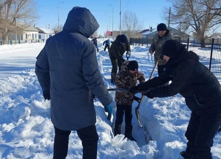 Ұлытау ауданында суағарлар тазартылуда