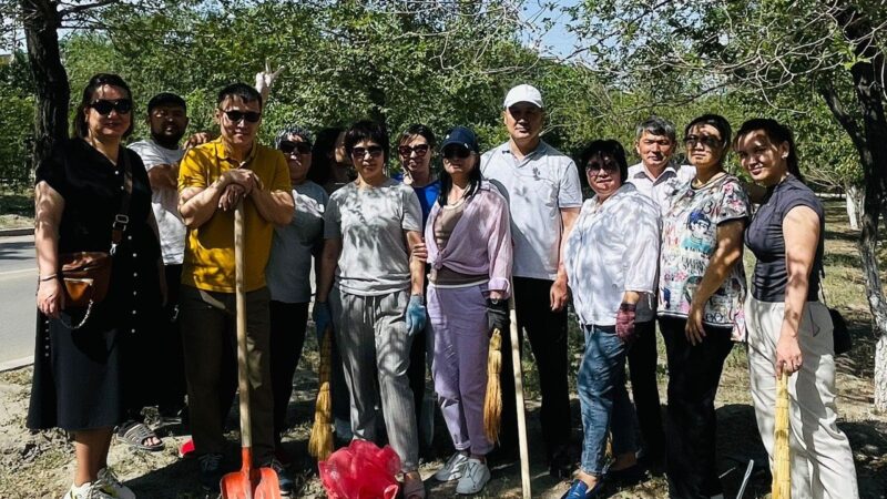 «ТАЗА ҚАЗАҚСТАН»: ҰЛЫТАУ ОБЛЫСЫНДА АУҚЫМДЫ ТАЗАЛЫҚ АКЦИЯСЫ ӨТТІ