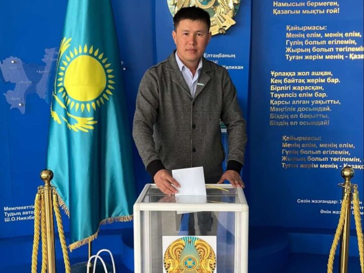 Халықтық штаб мүшесі Думан Жұманов референдумда дауыс берді