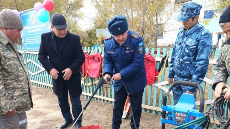 Өрт сөндіру бекеті ашылды