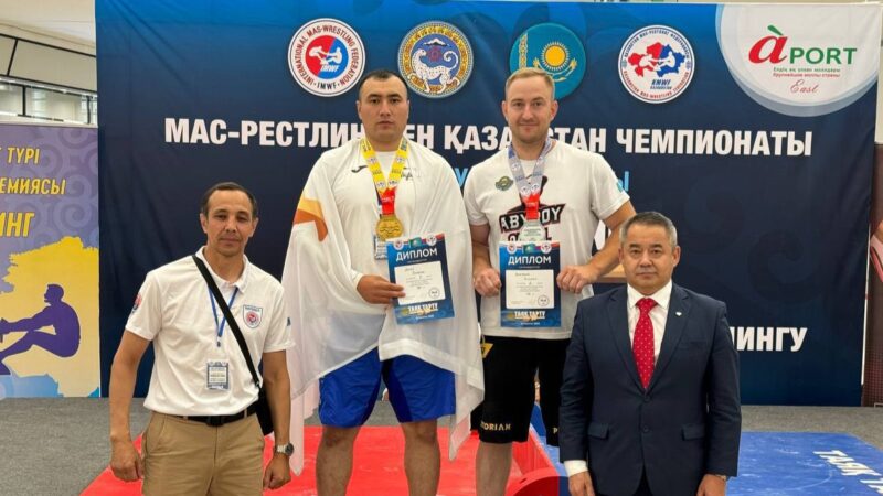 Ұлытау облысы ТЖД қызметкерлері мас-рестлингтен I Қазақстан чемпионатында алтын медаль иеленді