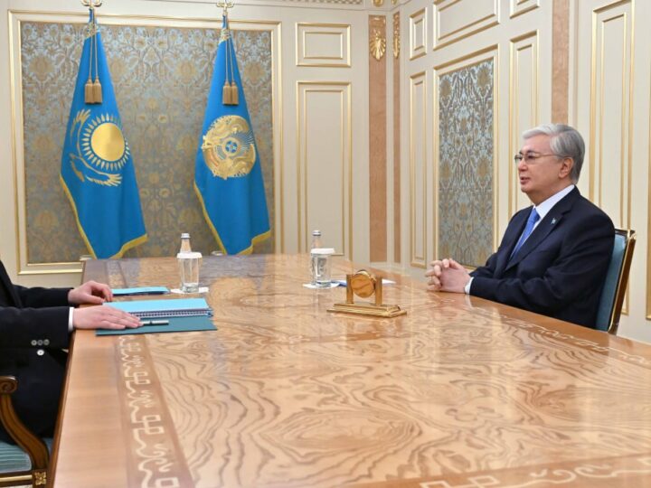 Мемлекет басшысы Премьер-Министр Олжас Бектеновті қабылдады