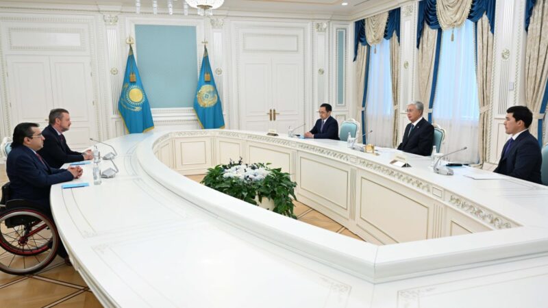 Президент Халықаралық паралимпиада комитеті (IPC) мен Азия паралимпиада комитетінің (APC) жетекшілерін қабылдады