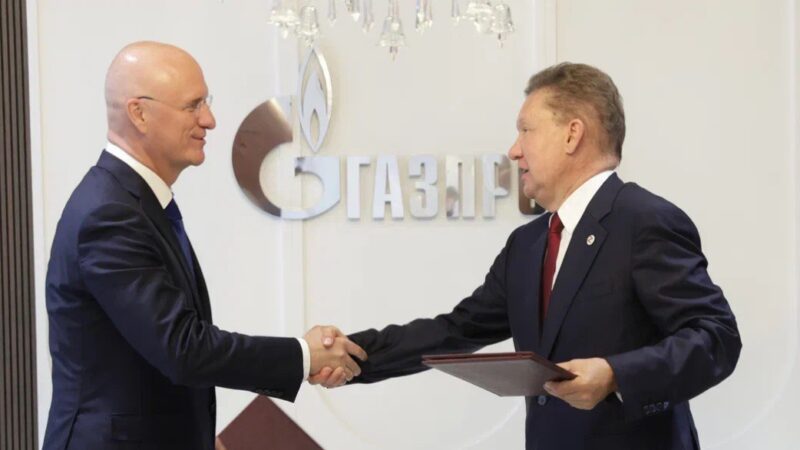 Роман Скляр «Газпром» ЖАҚ басқарма төрағасы Алексей Миллермен кездесті
