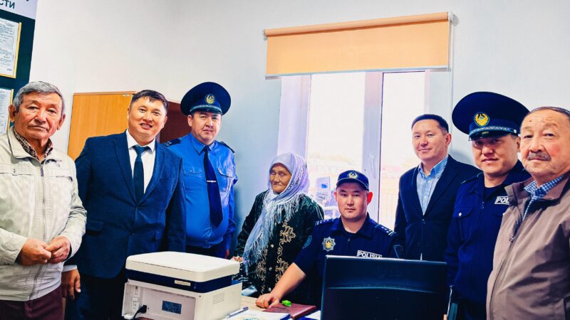 Талдыбұлақ ауылында жаңа учаскелік полиция пункті ашылды