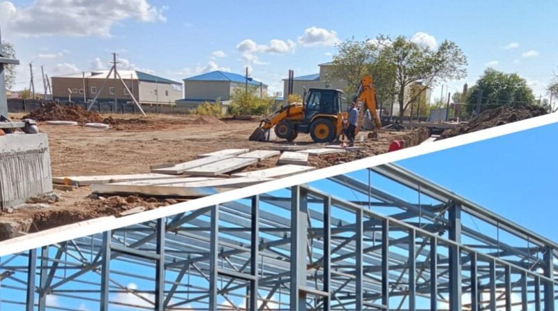 Денсаулыққа жол ашқан жоба: Ұлытауда бассейн құрылысы қарқын алды