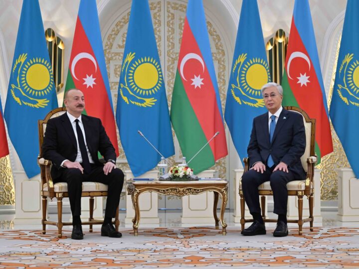 Мемлекет басшысы Әзербайжан Президентімен келіссөз жүргізді