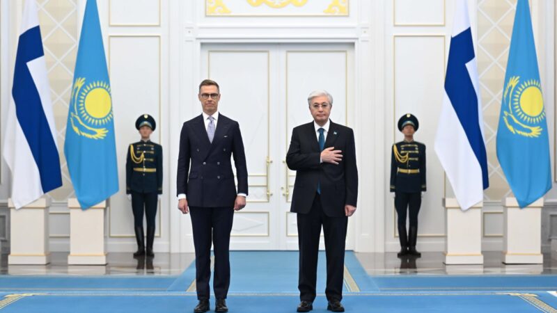 «Ақорда» резиденциясында Финляндия Президентін қарсы алу рәсімі өтті