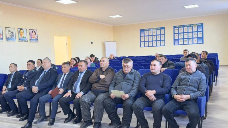 Ауылдың дамуы – бірлескен істің нәтижесі