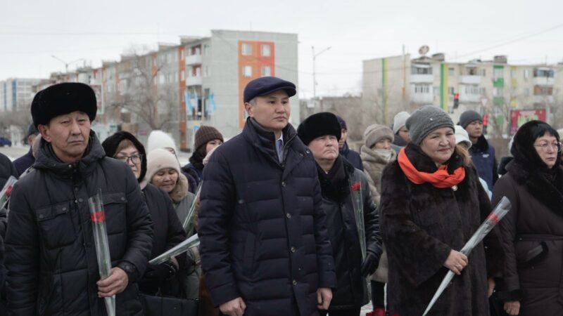 Ұлытау облысында Тәуелсіздік құрбандарына тағзым ету рәсімі өтті