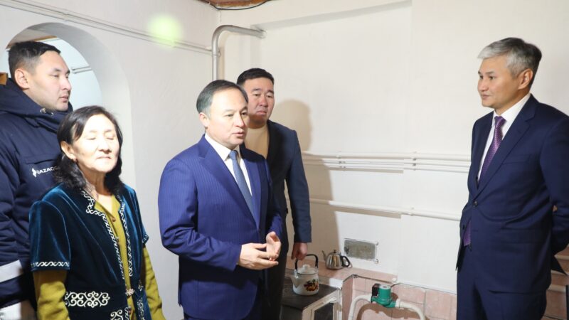 Ұлытау облысындағы бір ауыл толықтай газға қосылып, таза ауыз сумен қамтылды