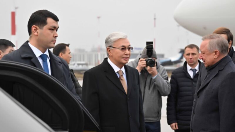 Мемлекет басшысы Қасым-Жомарт Тоқаев Санкт-Петербург қаласына барды