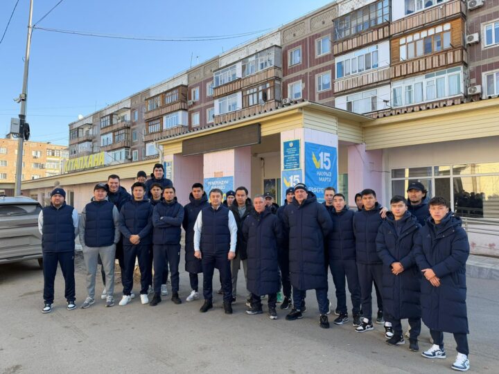 Жезқазғанда «Ұлытау» футбол клубының ойыншылары референдумда дауыс берді