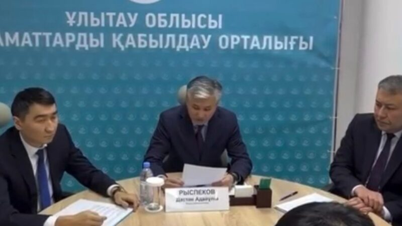 Облыс әкімі жеке қабылдау өткізді