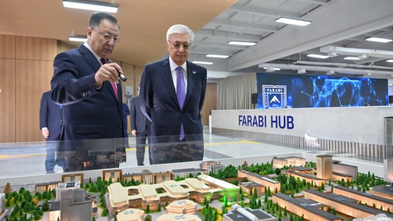 Мемлекет басшысы әл-Фараби атындағы Қазақ ұлттық университетіне барды