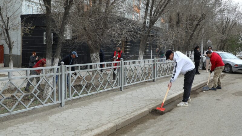 Ұлытау облысында «Таза Қазақстан» акциясы аясында сенбілік өтті
