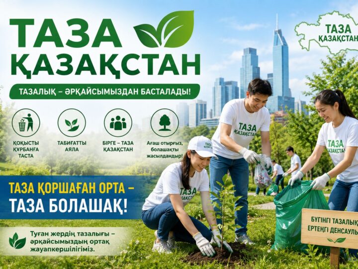 «Таза Қазақстан» – ортақ міндет