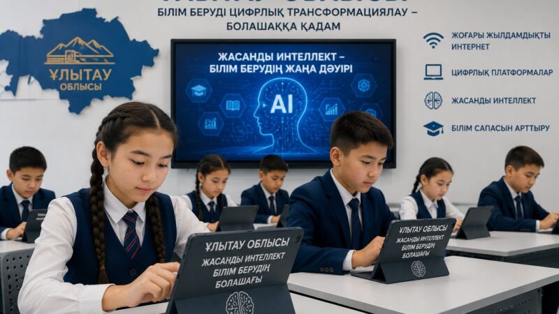 Қазақстан Республикасында білім беруді цифрлық трансформациялау: жасанды интеллект дәуіріндегі жаңа қадам