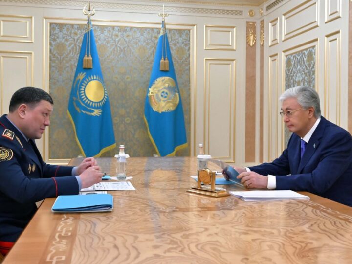 Мемлекет басшысы Ішкі істер министрі Ержан Сәденовті қабылдады