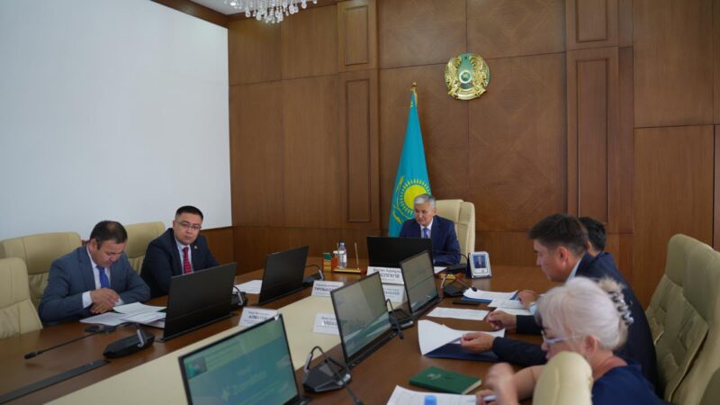 Ұлытау облысының әкімі Дастан Рыспеков «Қазақстан халқына» қоғамдық қоры Қамқоршылық кеңесінің отырысына қатысты
