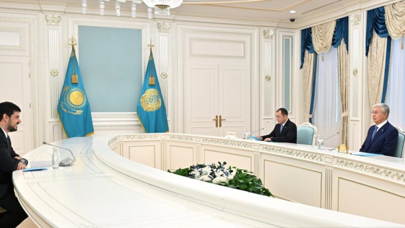Президент Euronews директорлар кеңесінің төрағасы Педро Варгас Давидті қабылдады