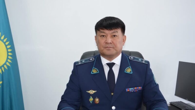 Ұлытау облысы Полиция департаментінің жаңа бастығы тағайындалды