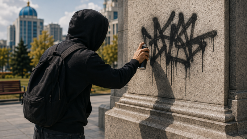 Вандализмге – жол жоқ!