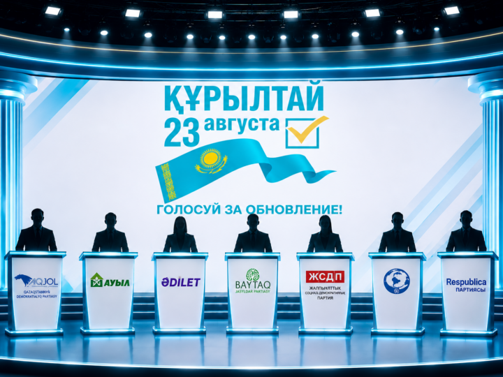 Құрылтай сайлауы: партиялар бағдарламасын таныстырып, теледебатта пікір таластырды