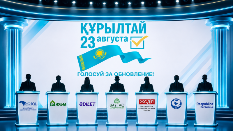 Құрылтай сайлауы: партиялар бағдарламасын таныстырып, теледебатта пікір таластырды
