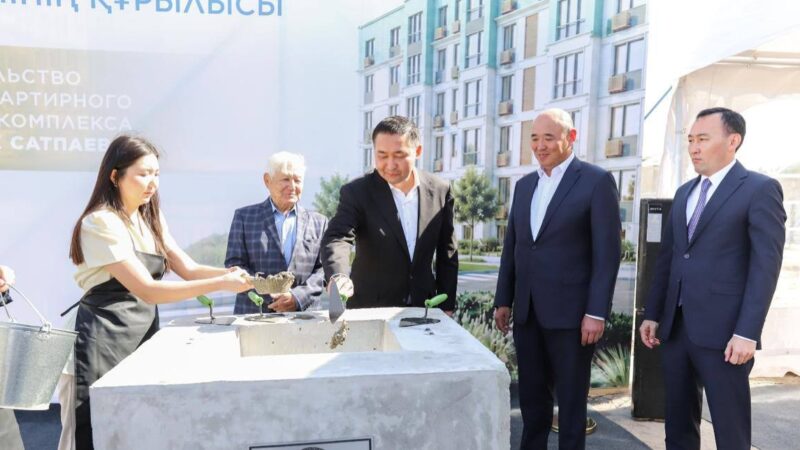 Ұлытау облысында 300 пәтерлі тұрғын үй кешендерінің құрылысы басталды