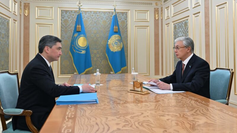 Мемлекет басшысы Премьер-Министр Олжас Бектеновті қабылдады