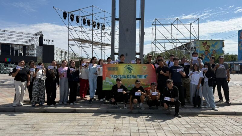 Сәтбаев қаласында тазалық акциясы өтті
