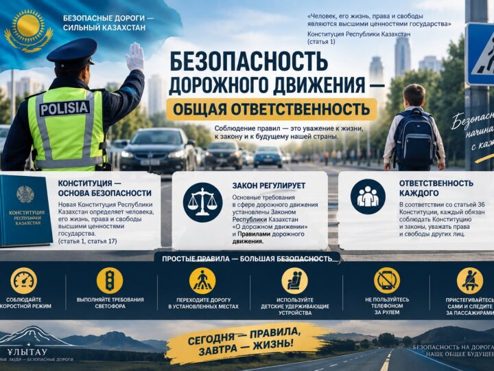Жол қауіпсіздігі – ортақ жауапкершілік
