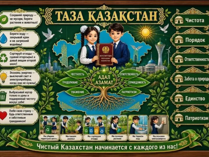 Таза Қазақстан – ортақ міндет, ортақ жауапкершілік