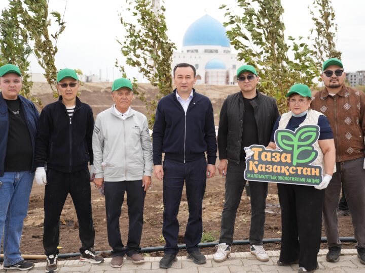 Ұлытау облысында «Таза Қазақстан» аясында 3500 ағаш отырғызылды