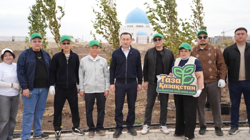 Ұлытау облысында «Таза Қазақстан» аясында 3500 ағаш отырғызылды