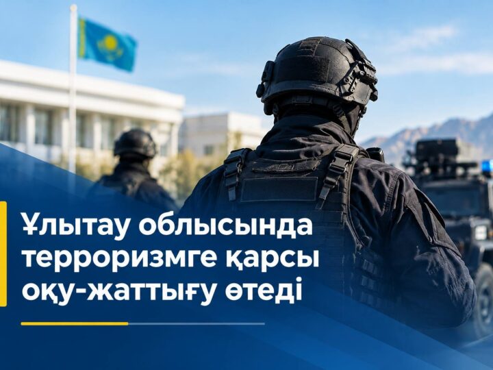 Ұлытау облысында терроризмге қарсы оқу-жаттығу өтеді
