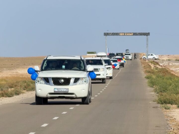 Сарысу-Түйемойнақ бағытындағы автомобиль жолы пайдалануға берілді