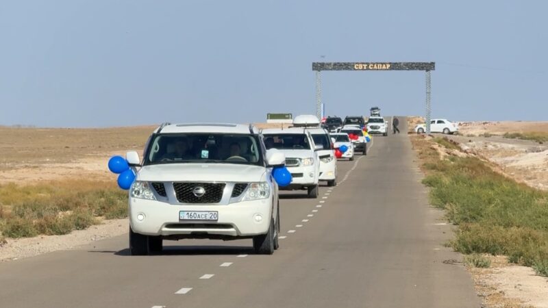 Сарысу-Түйемойнақ бағытындағы автомобиль жолы пайдалануға берілді