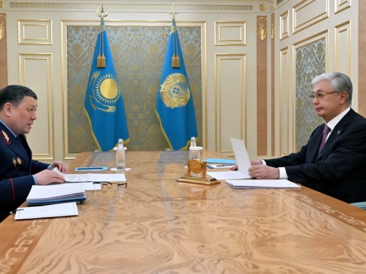 Мемлекет басшысы Ішкі істер министрі Ержан Сәденовті қабылдады