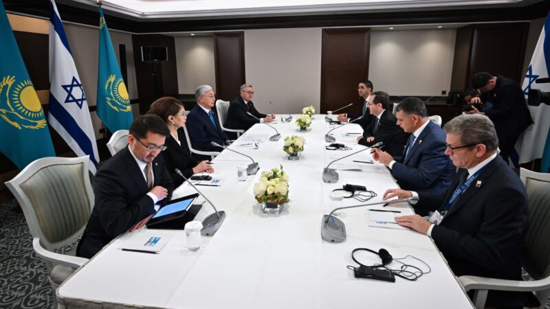 Мемлекет басшысы Израиль Президенті Ицхак Герцогпен кездесу өткізді