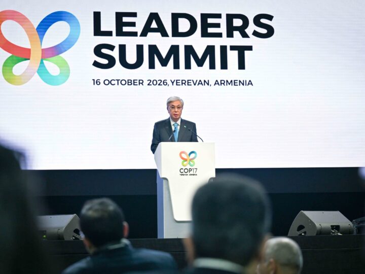 Қасым-Жомарт Тоқаев COP17 аясындағы Биоалуантүрлілік бойынша көшбасшылар саммитінде сөз сөйледі
