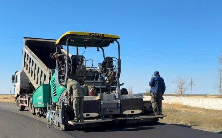 «Жезқазған – Арқалық – Петропавл» автожолының 60 шақырымы жөнделіп жатыр