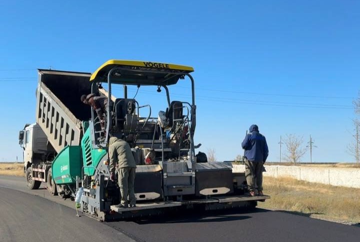 «Жезқазған – Арқалық – Петропавл» автожолының 60 шақырымы жөнделіп жатыр