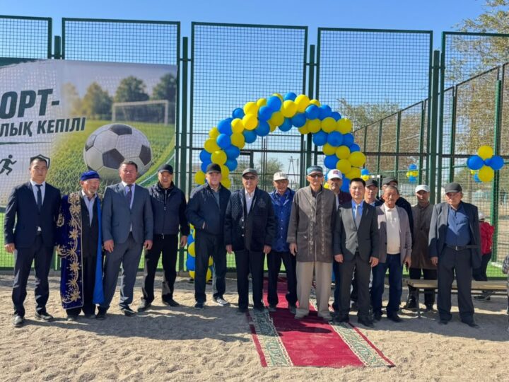 Сарысу ауылында жаңа әлеуметтік нысандар пайдалануға берілді